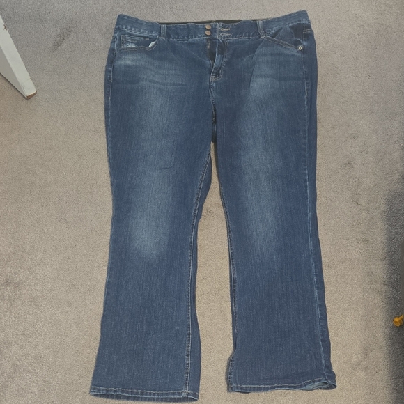 Lane Bryant Denim - Lane Bryant High Rise Bootcut Women's Blue Jeans